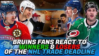 Bruins Fans React To WINNERS & LOSERS of the NHL Trade Deadline!