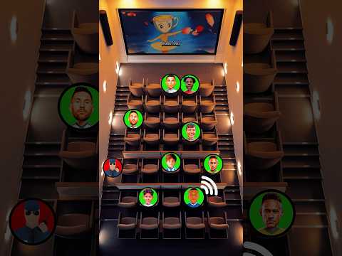 CHOOSE A SEAT IN THE CINEMA! Ronaldo vs Messi