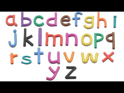 Learn A to Z Alphabets With Play Doh Colors for Kids