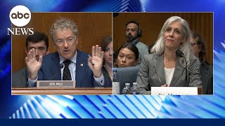Sen. Rand Paul challenges Susan Monarez's knowledge of vaccines