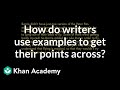 Exploring the Power of Examples in Writing