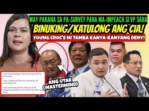 MAY PAKANA sa mga SURVEY PARA MA-IMPEACH si VP SARA BINUKING NA/YOUNG CROC'S KANYA-KANYANG DENY!