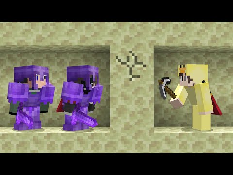 Minecraft Manhunt ama 2 NETHERITE TANK'a Karşı (FİNAL)