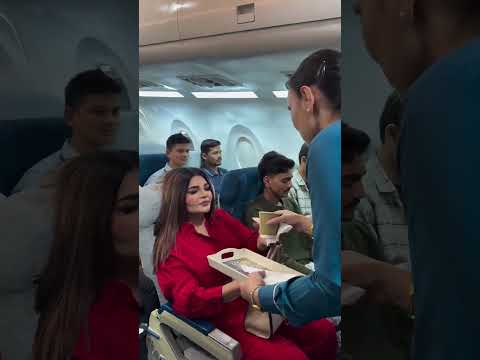 Journey with the Rakhi Sawant in our flight!