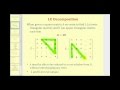 LU Decomposition Concepts and Techniques