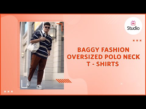 Oversized Polo Neck T-shirt Styling idea For Men #Shorts - Myntra