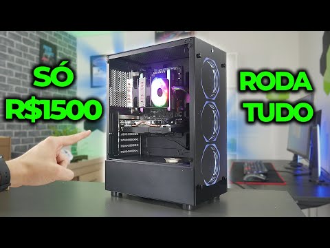 PC GAMER DE R$1500 PARA RODAR TUDO! ESSE É O PC MAIS CUSTO BENEFÍCIO DA ATUALIDADE... (semana 17)