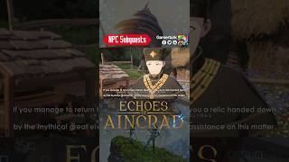 Echoes of Aincrad: Discover Hidden Objects and Unlock NPC Subquests | Sword Art Online #anime