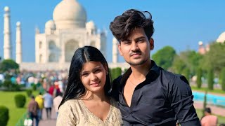Finally Taj Mahal Pahoch Gaye Guyz😍 | PRASHANT RAJPUT | Shabnam Layek | PRASV Creation