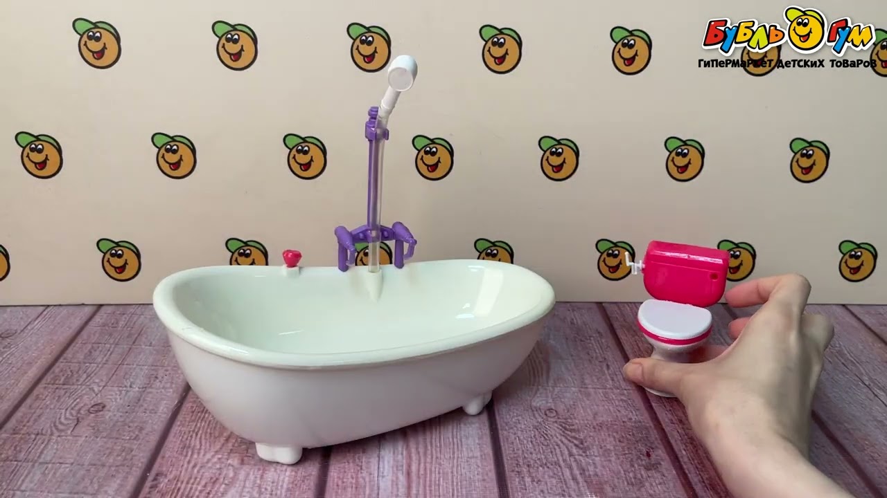 Мебель для куклы Lanson Toys Ванная комната - видео