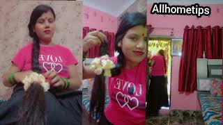 क्रोशिया से बनाएं स्क्रंचिए ||crochet hair accessories ||allhometips 