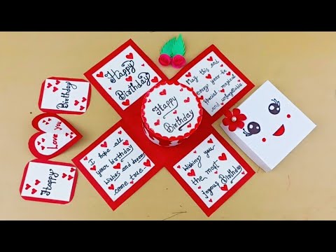 DIY - Happy Birthday Card | Card making | How to make Birthday Card