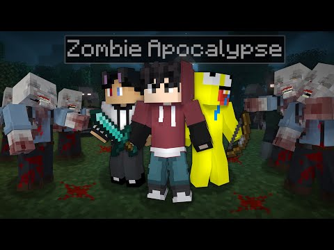 We're Stuck in a Zombie Apocalypse in Minecraft! (Halloween Special)