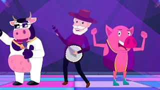 Old MacDonald E-I-E-I-O 🎶 | Fun Remix Kids Song | Farm Animal Rhyme
