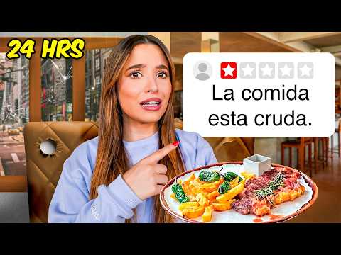 24 Horas comiendo comida de 1 estrella en New York | Laura Mejia