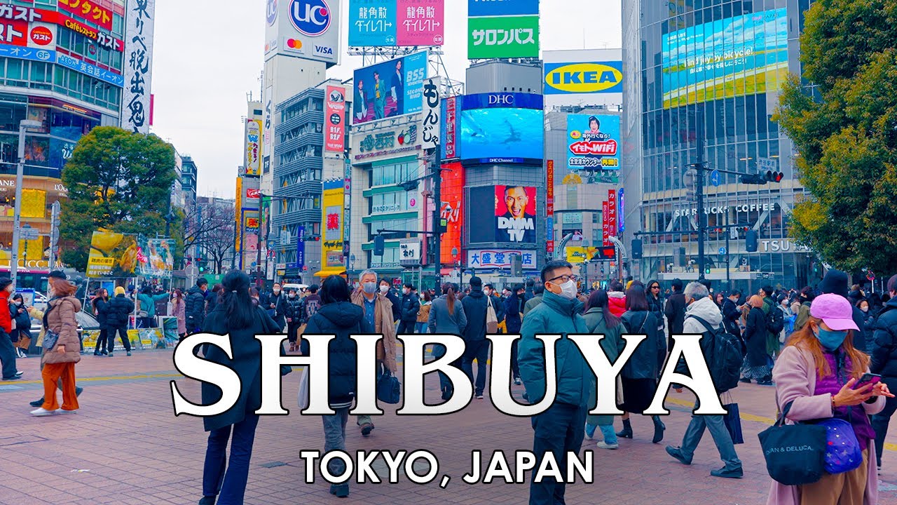 Day and Night Walk in Shibuya || Tokyo, Japan 🇯🇵 【4K Binaural City Ambience Sounds】