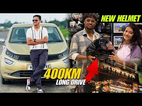 400KM DRIVE করলাম আজ নতুন HELMET কেনার জন্য 😍 BONGAON TO TAMLUK LONG DRIVE | TATA ALTROZ | CAR VLOG