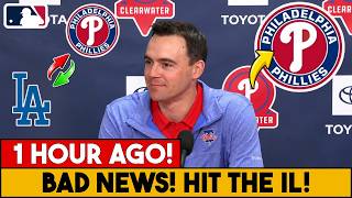 SAD NEWS! PHILLIES PLACE JESUS LUZARDO ON INJURED LIST PHILLIES NEWS