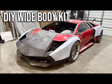 We Built A 1 of 1 Custom Wide Body Kit For My Lamborghini Murcielago