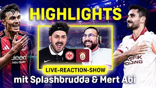 Frankfurt - Galatasaray | Splashbrudda & Mert Abi | Reaction-Show | UEFA Champions League | DAZN