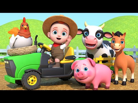 Old MacDonald Song with Farm Animals | Leo Nursery Rhymes & Kids Songs