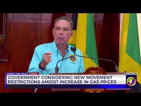 YouTube video thumbnail: Government Considering New Movement Restrictions Amidst Increase In Gas Prices