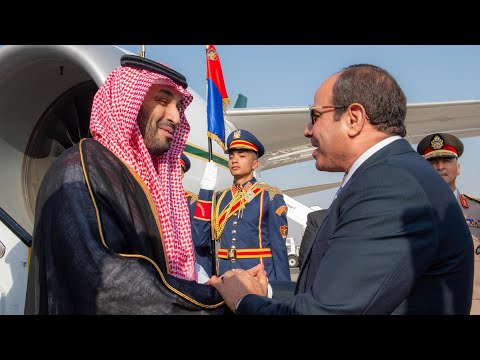 كامل الاستقبال الرسمي للأمير محمد بن سلمان ولي العهد السعودي في مصر