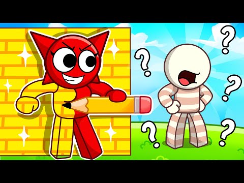 Mroona vs Wyrum SPRUNKI Conviértete en lo que dibujas Hide and Seek en Roblox... (Incredibox)