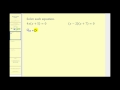 Factoring Polynomials and Zero Product Property