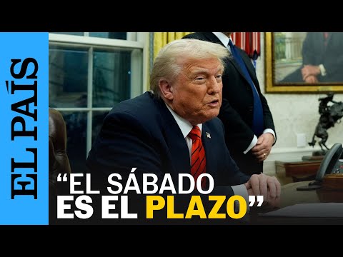 TRUMP amenaza a Hamás con “abrir las puertas del infierno” si no libera a todos los rehenes |EL PAÍS