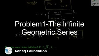Problem1-The Infinite Geometric Series
