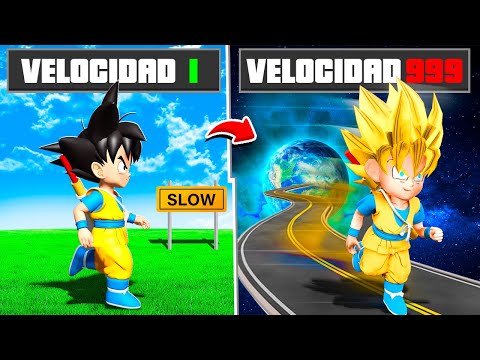 Cada Paso de GOKU DAIMA MULTIPLICA la Velocidad en GTA 5 !! (Dragon ball mod)