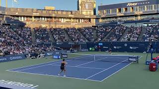 Beatriz Haddad Maia Playing Fiercely vs. Belinda Bencic - National Bank Open 2022
