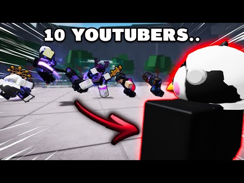 10 Youtubers vs 10 Suiryu's.. (Strongest Battlegrounds)