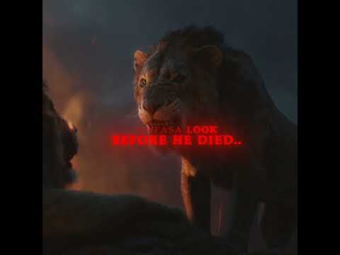 SCAR THE GREAT VILLAIN #lionking #edit #disney #mufasa #lion #shorts #mufasa #taka #king #pulse