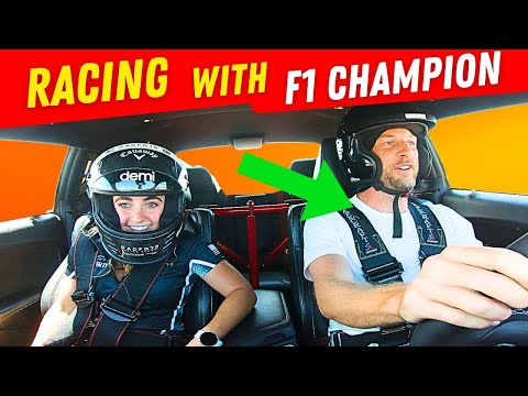 I RACED WITH AN F1 WORLD CHAMPION!!