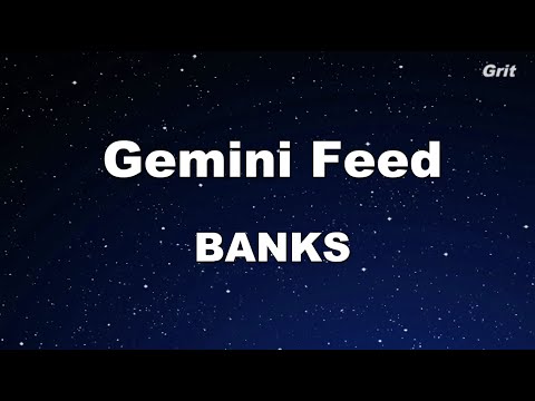 Gemini Feed – BANKS Karaoke 【No Guide Melody】 Instrumental