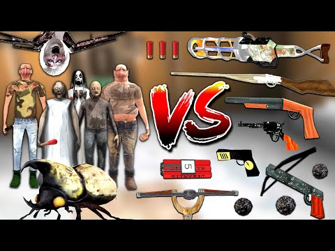 The Twins Remake Family With Granny Family Vs All New Weapons