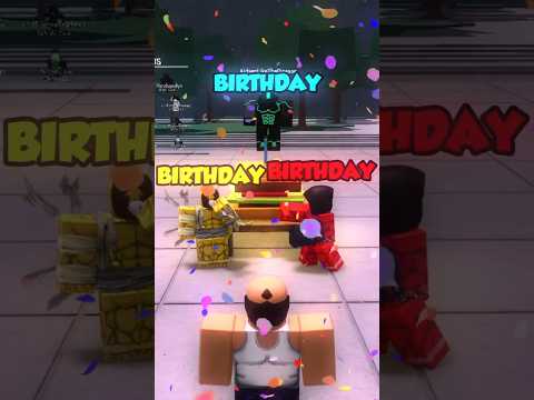 JUN RONG'S BIRTHDAY! #funnymoments #saitamabattlegrounds  #roblox