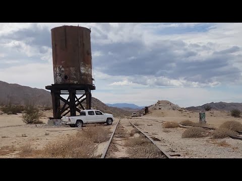 Railcart en el desierto