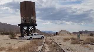 Railcart en el desierto