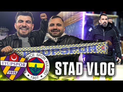 FUTBOLCULAR BİRBİRİNE GİRDİ ORTALIK KARIŞTI | Eyüpspor 1-1 Fenerbahçe Stad Vlog