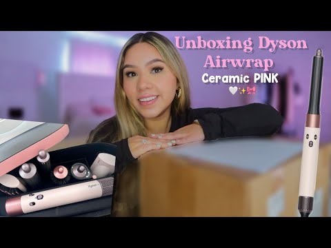 Unboxing Dyson Airwrap Ceramic PINK 🎀🤍✨