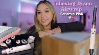 Unboxing Dyson Airwrap Ceramic PINK 🎀🤍✨