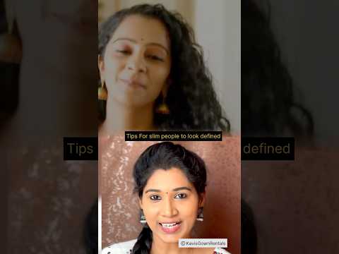 Tips for slim people to look defined in saree #dress #saree #sareestyle #fashion #fashiontips
