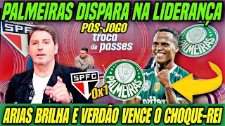ARIAS BRILHA! 🔥 Palmeiras VENCE O São Paulo E DISPARA NA LIDERANÇA!