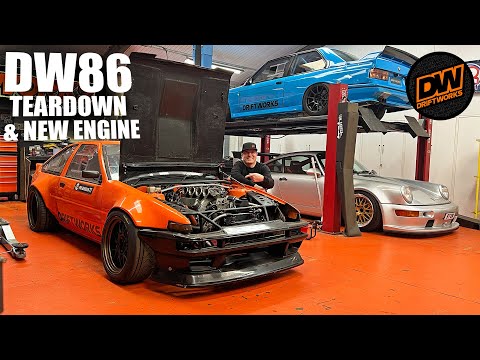 DW86 - My Wild 700hp AE86 gets a New RHS Engine