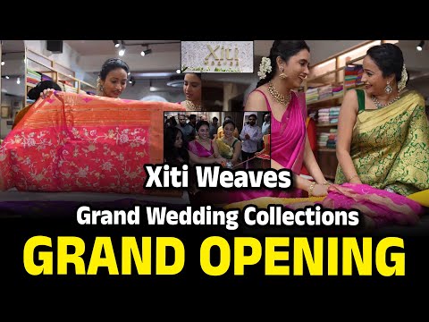 Herione Priyanka Mohan Launched Xiti Weaves Grand Wedding Collections | Herione Priyanka Mohan