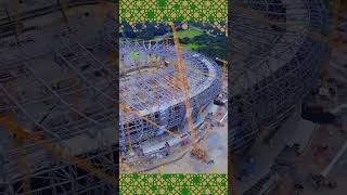 اخر أشغال توقيف ملعب الرباط.. معلمة رياضية شارفت على الانتهاء #morocco #rabat #fifa