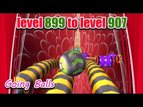 Going Balls 🥎 is a very active, colorful and frustrating game  From level 899 to level 907